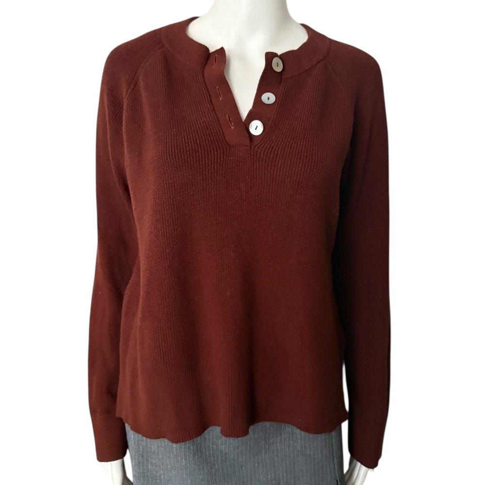 Rails Cashmere and Cotton Pullover Loosefit Sweater Size Small “Piper”